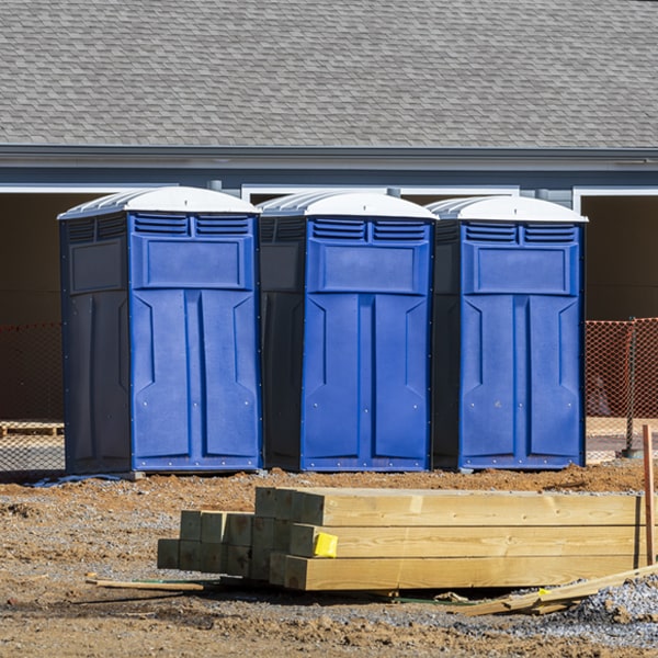 are there any restrictions on where i can place the portable toilets during my rental period in East Parsonsfield ME